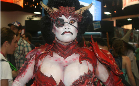women cosplay costume